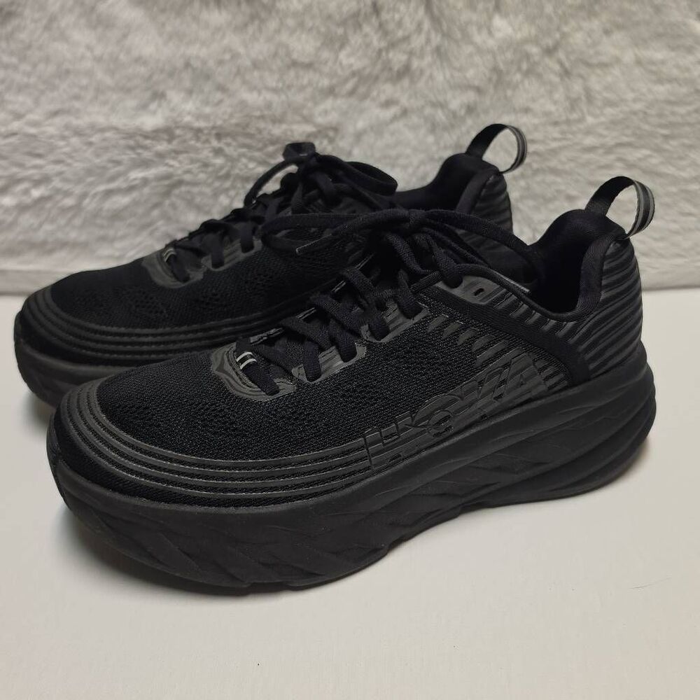 Hoka One One Bondi 6 Triple Black 8.5 Women's #001